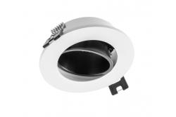 Decor Luminaire encastré au plafond LINTO IP20 rond Ø90x29mm blanc/noir 1208963728