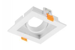 Decor Luminaire encastré au plafond RUBIO 102x102mm IP20 carré blanc unique. 1208963796