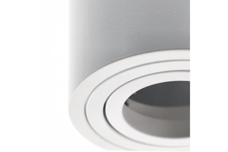 Decor Luminaire de plafond AVEIRO DUO en aluminium 160x80x85mm IP20 max 20W*2 rond blanc. 1208963827