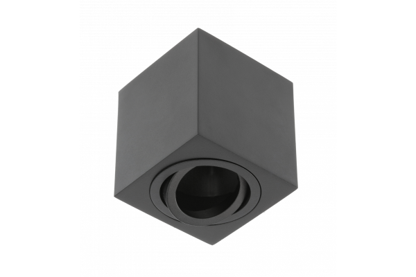 Decor Luminaire de plafond AVEIRO BIS en aluminium 80x80x90mm IP20 max 20W carré noir. 1208963836