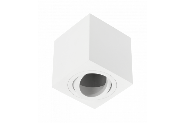 Decor Luminaire de plafond AVEIRO BIS en aluminium 80x80x90mm IP20 max 20W carré blanc. 1208963837