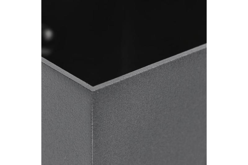 Decor Applique murale CAMPIONE en aluminium G9 IP20 max. 40W IP20 carré noir. 1208963849