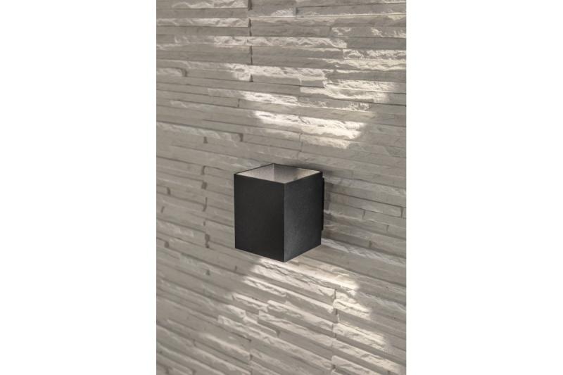 Decor Applique murale CAMPIONE en aluminium G9 IP20 max. 40W IP20 carré noir. 1208963849