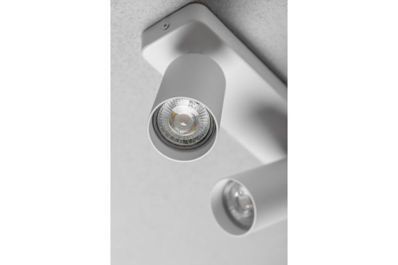 Decor Luminaire de plafond SANTO BIS en aluminium IP20 max. 20W*2 double rond blanc. 1208964000