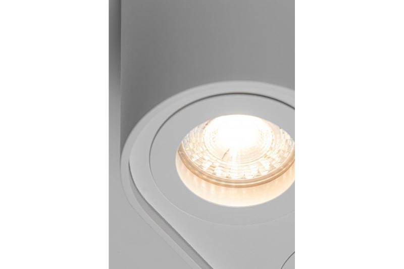 Decor Plafonnier SENSO DUO alum 83x165x110 IP20 MAX 50W rond blanc. 1208964010
