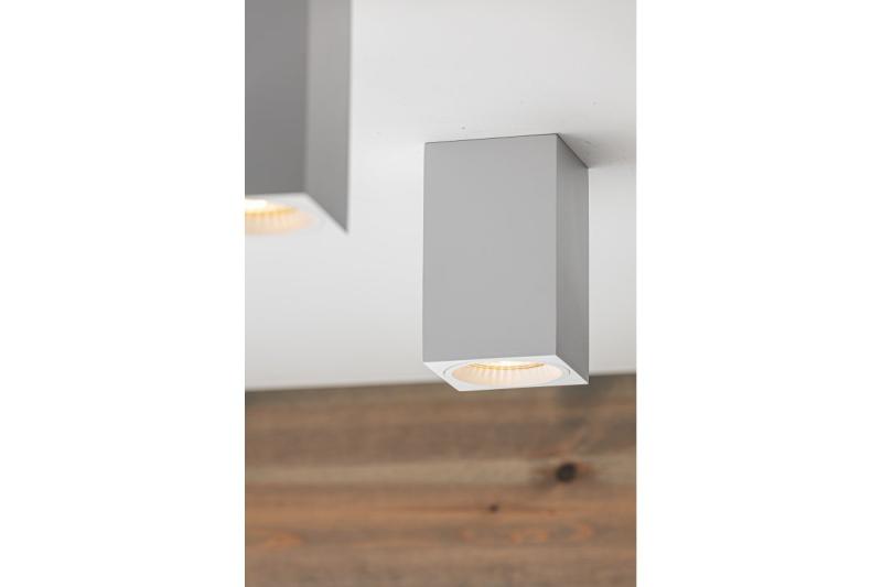 Decor Lampe encastrée de surface SENSA MINI en aluminium 70x70x115 IP20 max 50W boîtier carré blanc. 1208964014