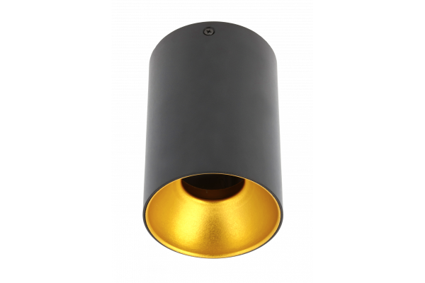 Decor Luminaire de plafond TENSA alum. 96x140 IP20 GU10 rond noir. 1208964018