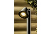 Garden fixture LUSTINO-P 80, GU10, MAX.20W, IP44, AC220-240V, 50-60Hz, mounting post, graphite