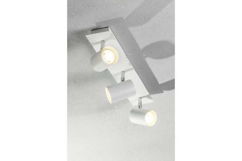 Decor Luminaire de plafond VENETO IP20 max. 20W 3 x GU10 rond blanc. 1208964039
