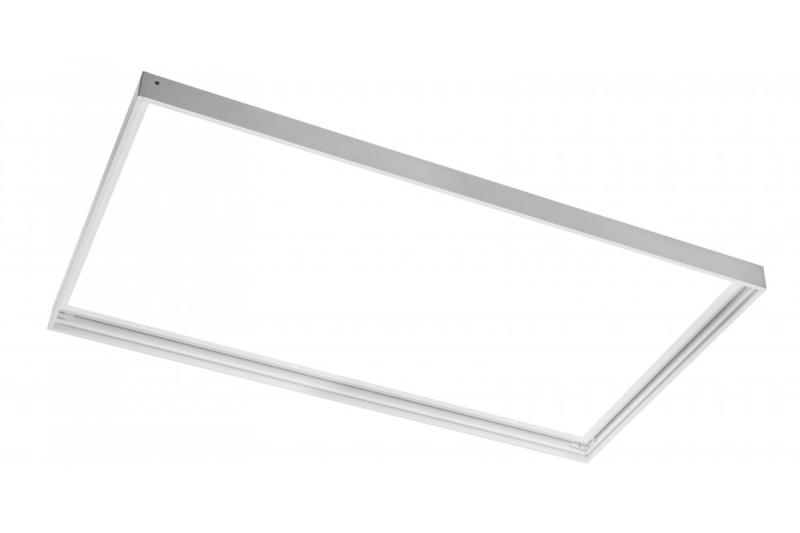 CADRE POUR MONTAGE EN SURFACE DE PANNEAU LED 30x60cm (ROI), blanc 1208965295