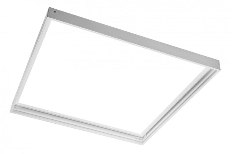 CADRE POUR MONTAGE EN SURFACE DE PANNEAU LED 60x60cm (ROI), blanc 1208965296