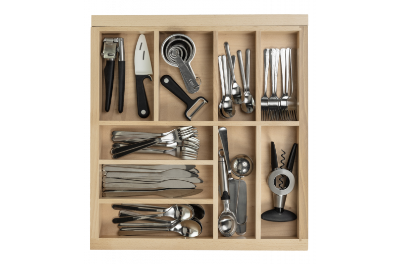 Décor Cutle Range-couverts Cuisine Organisateur de Couverts Réglable 1208966292