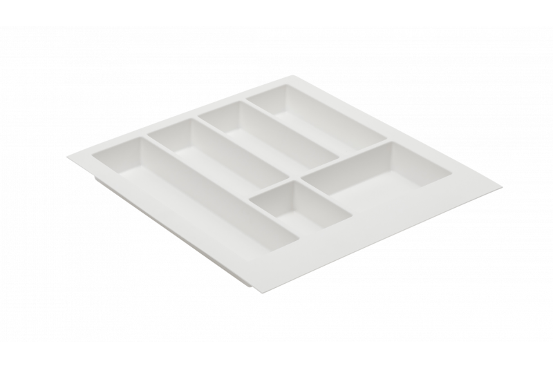Decor Cutle Range-couverts Insert pour tiroir de cuisine 500 Blanc 1208966375