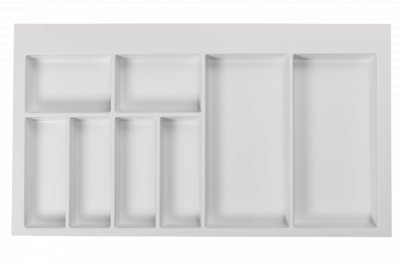 Décor Cutle Bac à Couverts Insert pour Tiroir de Cuisine 900 Blanc 1208966381