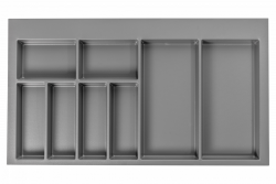 Décor Cutle Range-couverts Inserts pour tiroir de cuisine 900 Anthracite 1208966382