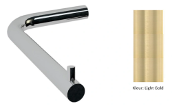 Waterevolution Porte-rouleau de toilette Flow sans couvercle PVD brossé light gold T130WGE