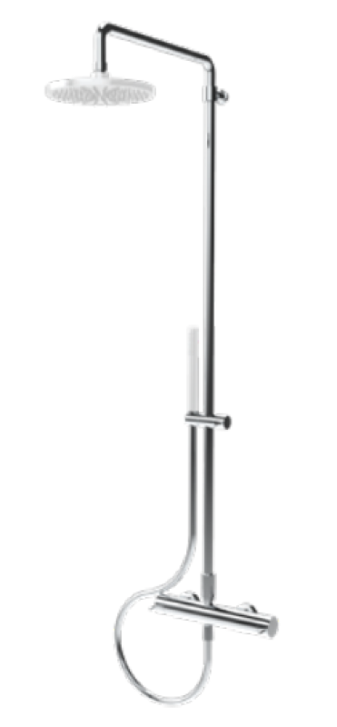 Waterevolution Flow ensemble de douche avec douche de tête en inox T141NIE
