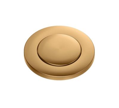 Quadri évacuation pour évier à double cuve en cuivre avec bouton poussoir pour ouverture, cuivre 1208967546