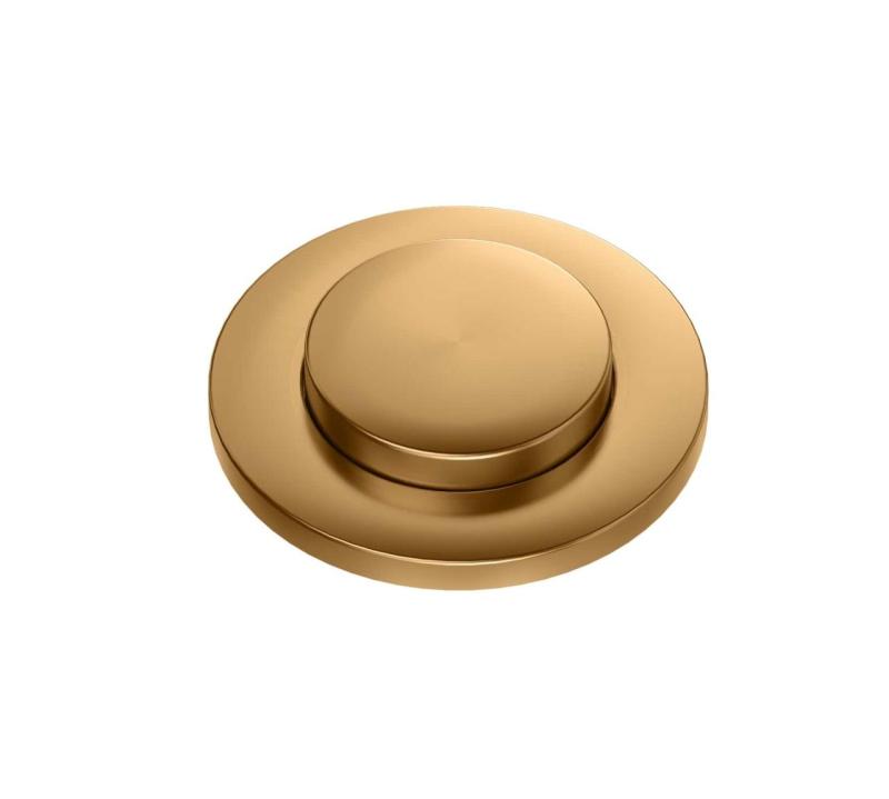 Quadri évacuation pour évier à double cuve en cuivre avec bouton poussoir pour ouverture, cuivre 1208967546