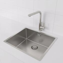Évier en inox Pure.Sink Prestige 50x40cm,montage sous-plan,à fleur,en surface PPG5040-02
