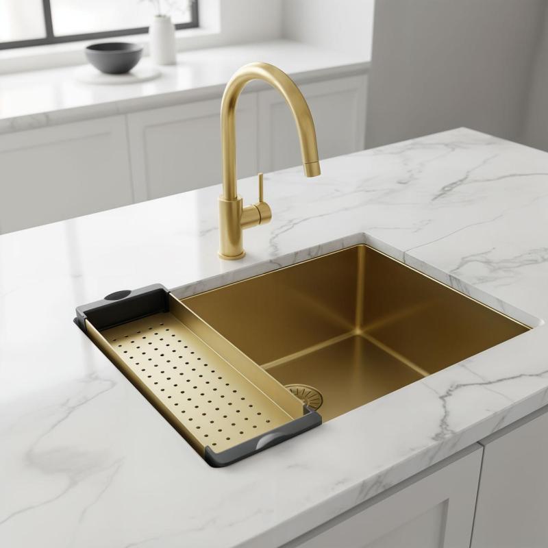 Pure.Sink Prestige cuvette pour évier Or PPGCL40-60