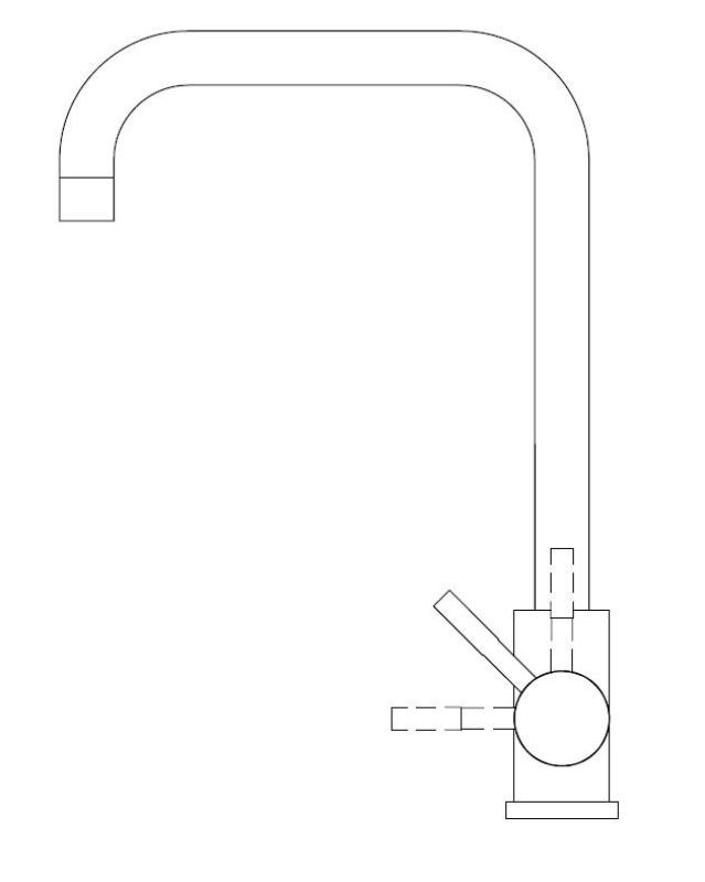 Pure.Sink Elite Steel Pure robinet de cuisine PVD Gun Metal PS8010-61