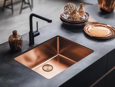 Robinet de cuisine Pure.Sink Elite Steel Spark noir mat PS8040-10.