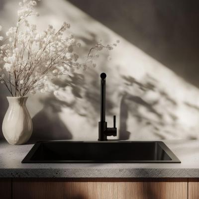 Robinet de cuisine Pure.Sink Elite Steel Spark noir mat PS8040-10.