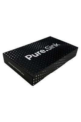 Robinet de cuisine Pure.Sink Elite Steel Spark-S en inox avec bec extensible PS8041-02