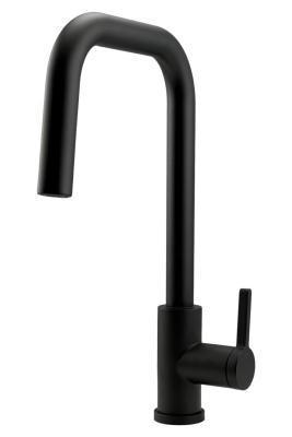 Robinet de cuisine Pure.Sink Elite Steel Crystal-S Noir mat avec bec extensible PS8050-10