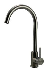 Robinet de cuisine Pure.Sink Elite Steel Stream en acier PVD Gun Metal PS8044-61.