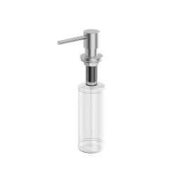 Pure.Sink Elite Steel Shine distributeur de savon en acier inoxydable rechargeable par le dessus PS9010-02