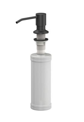 Distributeur de savon encastrable Quadri Manchester Noir, rechargeable par le dessus 1208967652