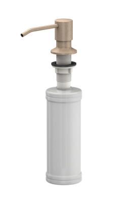Quadri Manchester Distributeur de Savon Encastrable Beige Sable - Rechargeable par le Dessus 1208967658