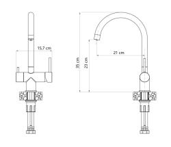 Quadri Leichester Mitigeur de Cuisine PVD Cuivre 3-voies avec une connexion supplémentaire pour l'eau filtrée 1208967670