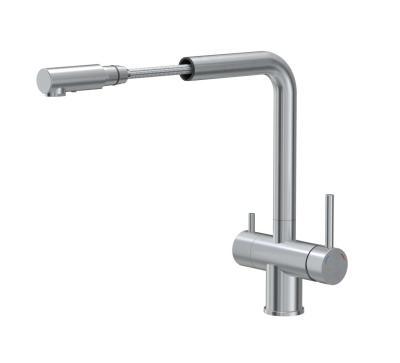Quadri Ellesmere Mitigeur de Cuisine Inox 3-voies avec Connexion Supplémentaire pour Eau Filtrée 1208967782