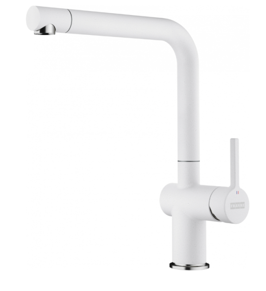 Franke Active L Mitigeur de Cuisine Blanc Polaire avec Douchette Extractible 115.0653.387