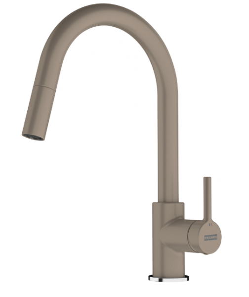 Robinet de cuisine Franke Lina Beige Oyster avec douchette extractible 115.0626.084