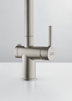 Franke Active Twist Mitigeur Monocommande Inox avec Bec Fixe et Commande de Vidage Intégrée 115.0653.504