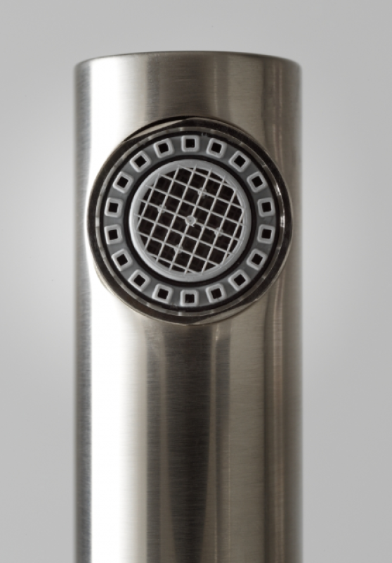 Franke Active Twist Mitigeur Monocommande Aspect Inox avec Bec Extensible et Commande de Vidage Intégrée 115.0653.505