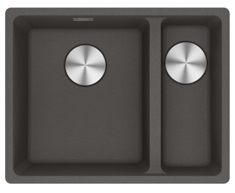 Franke Maris MRG 160-34-15 Évier Fragranite Ardoise Grise Gris, foncé Bac à Gauche Sous-structure 125.0714.608