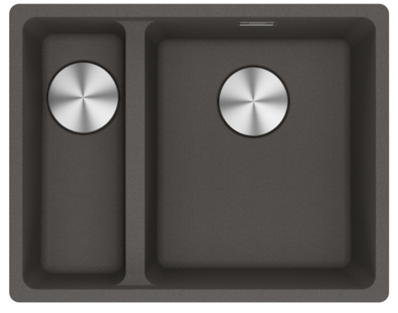 Franke Maris MRG 260-34-15 Fragranite Ardoise Gris Évier Droit Gris Foncé Installation encastrée 135.0714.634