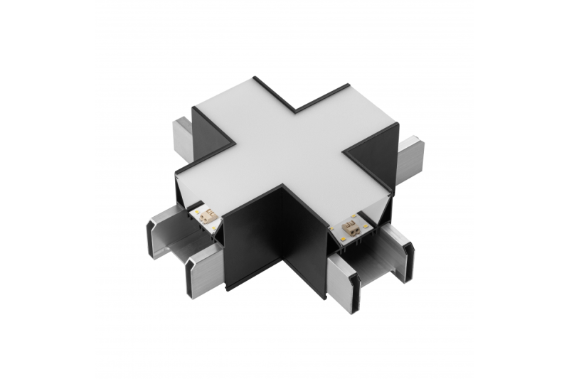 Connecteur + VINEA, LED, Noir