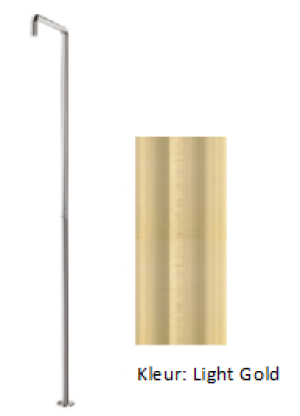 Colonne de douche Waterevolution Flow avec mitigeur light gold T146WGE