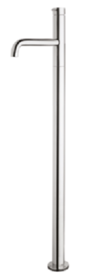 Waterevolution Flow mitigeur de baignoire autoportant gun metal T134GME