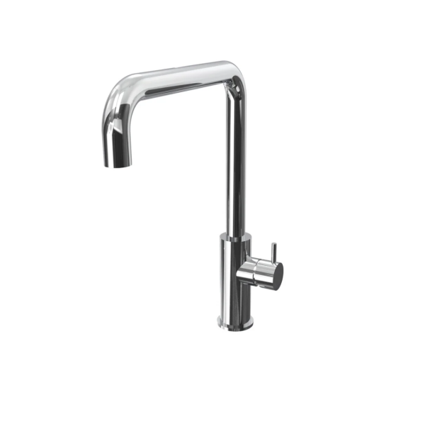 Waterevolution Flow robinet de cuisine avec bec pivotant à angle chromé T158H01