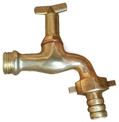 PB Garden Robinet de Jardin Sablé Jaune avec Raccord pour Tuyau d'Arrosage et Clé Amovible 1208969786