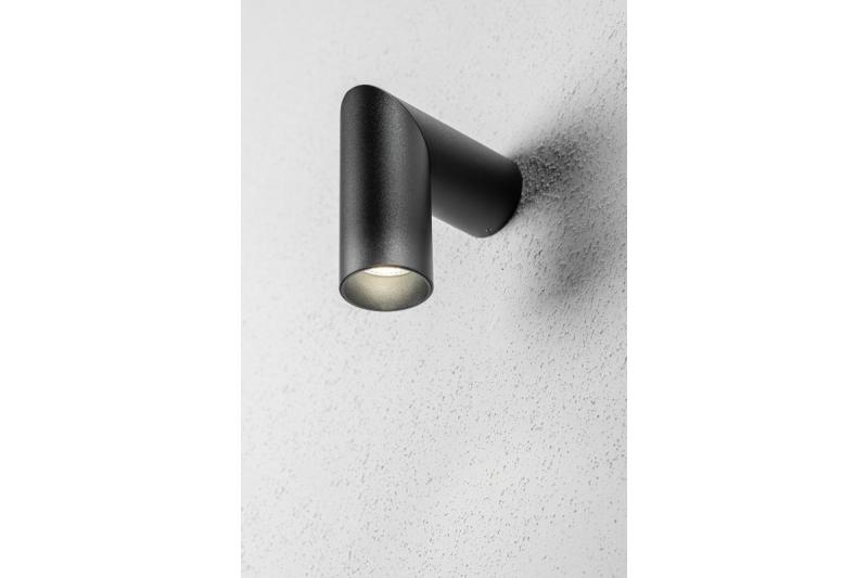 Lampe de plafond VIRGO, max. 250V, 50/60Hz, 57x152mm, IP20, max. 20W, Rond, Noir