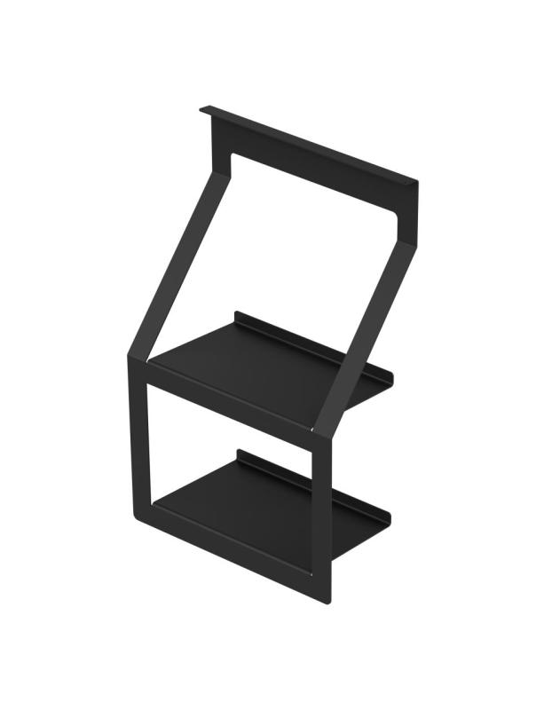 Ensemble de rails de cuisine Epka Luxion 100 cm avec accessoires métal à fixation invisible noir 1208969984