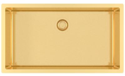 Ausmann Mosel évier en inox doré - PVD or 74x40 universel 1208970023